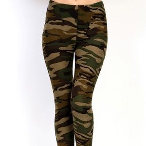 New Mix | Army Camo Leggings | OS (0-10)